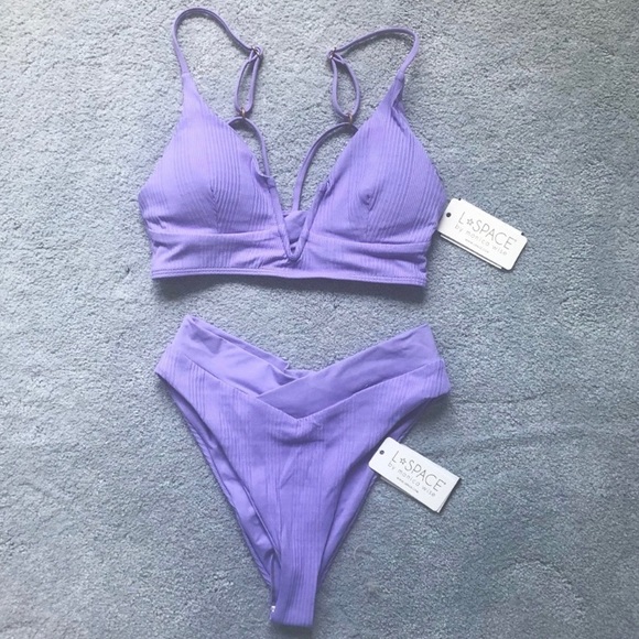 L*SPACE Amethyst Siren Court Bikini Set - Picture 12 of 13